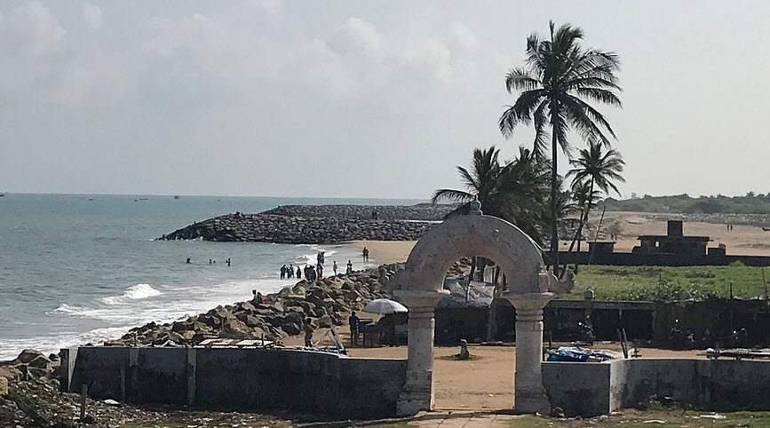 Poompuhar Beach, Keelaiyur, Tamil Nadu, India